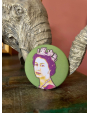 Badge Queen Elizabeth 3 - kaki