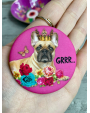Badge Bulldog Grrr 2