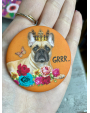Badge Bulldog Grrr 4