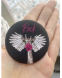 Badge Angel Rock fushia