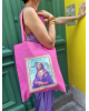 Tote bag Madonna Lisa - rose