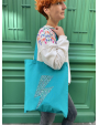 Tote bag Rock N' Shine turquoise