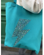 Tote bag Rock N' Shine turquoise