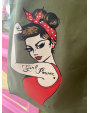 Tote bag Girl Power - kaki