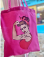 Tote bag Girl Power - kaki