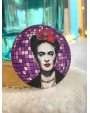 Badge Disco Queen Frida violet
