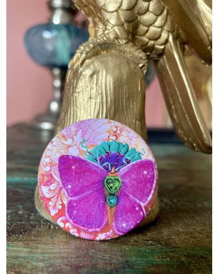 Badge Papillon n°4 - 45mm
