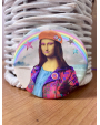 Badge Mona Lisa Boho Rock