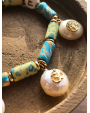 Bracelet gomme LOVE turquoise - Hypnochic