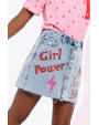Jupe en jean Girl Power - Lolina