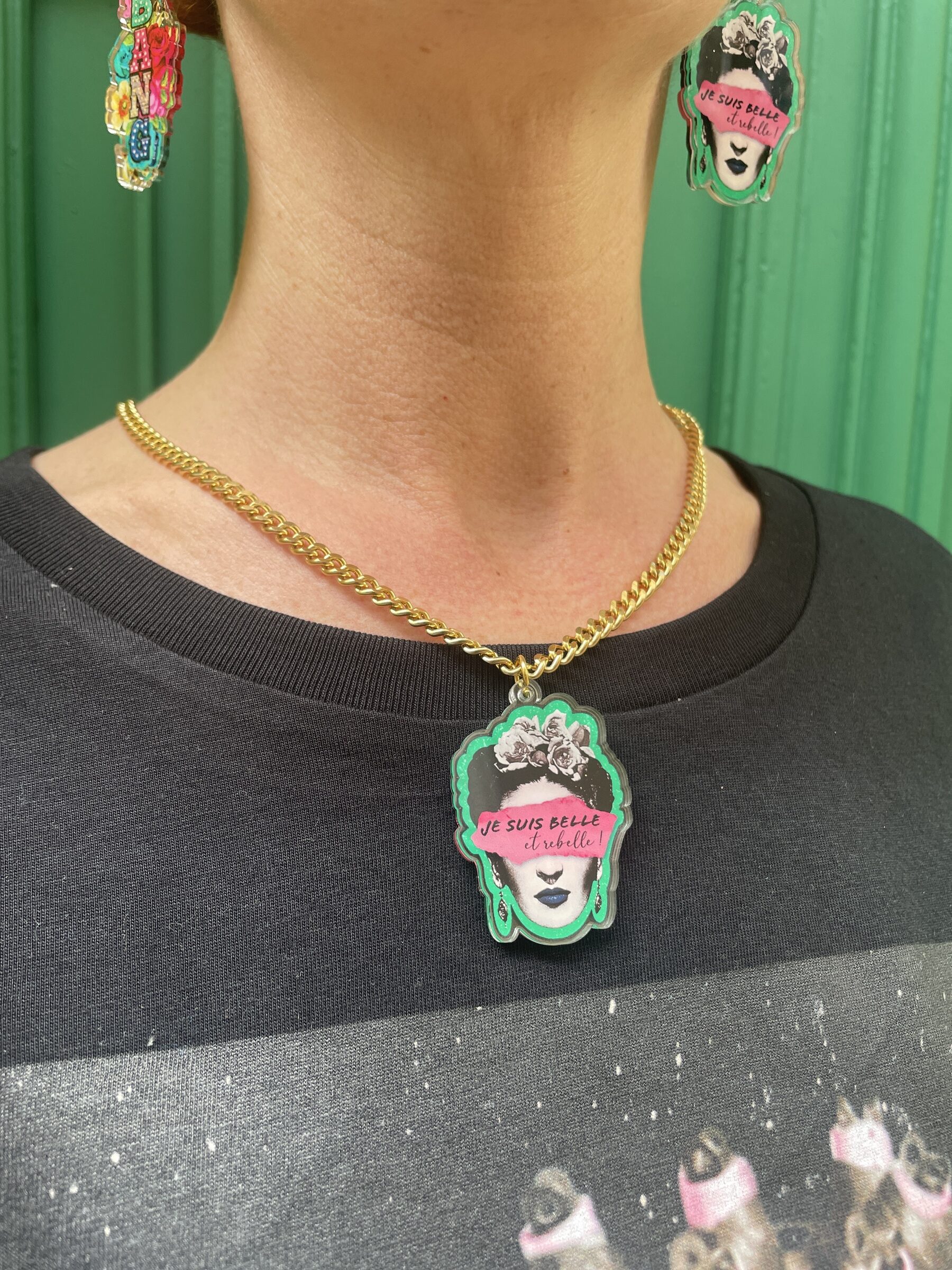 Collier Je suis Belle et Rebelle – Image 4