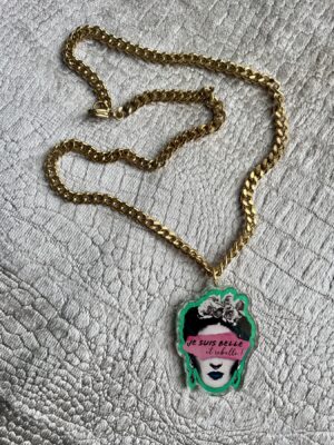 Collier Je suis Belle et Rebelle