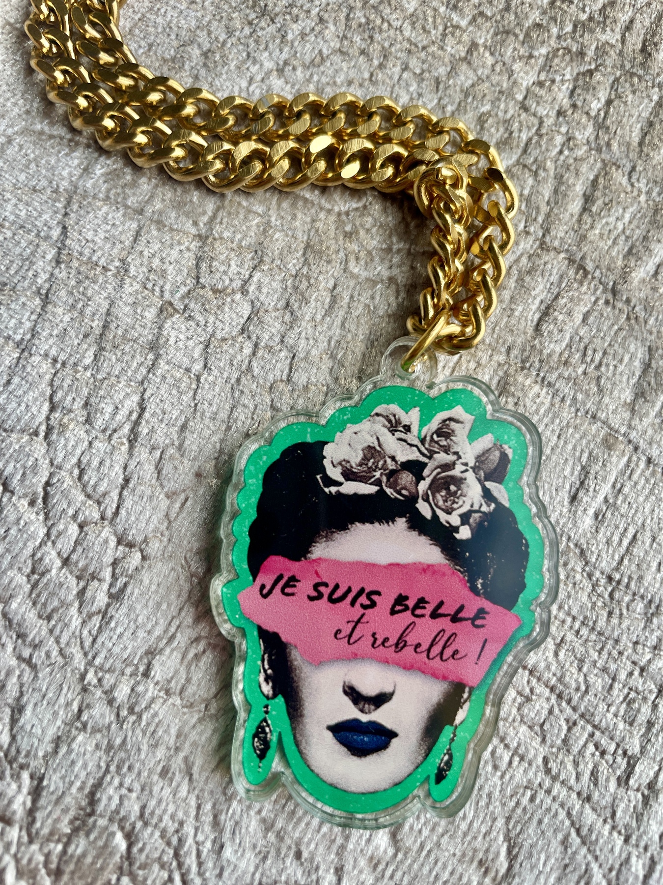 Collier Je suis Belle et Rebelle – Image 2