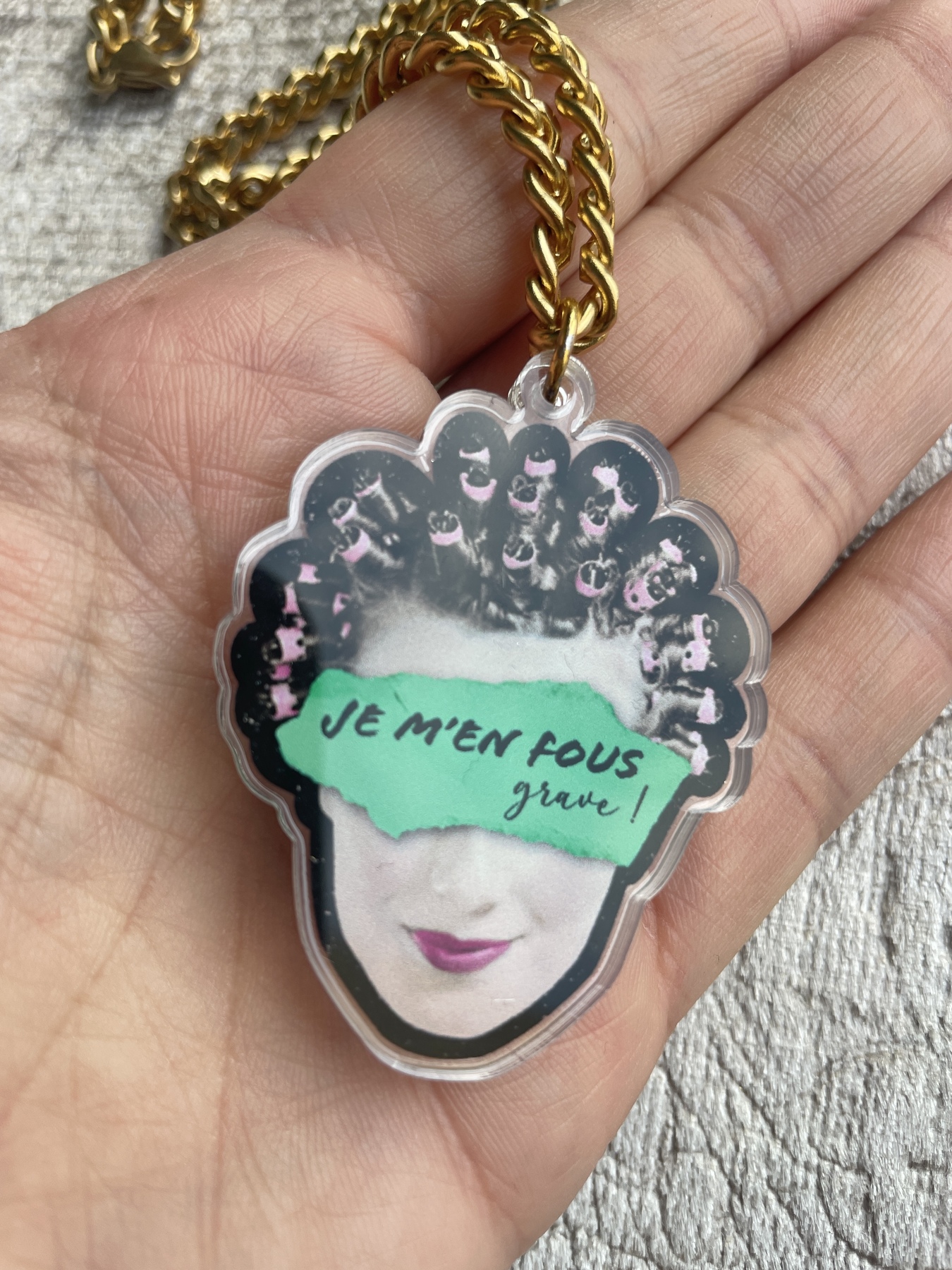 Collier Je m'en fous grave ! – Image 2